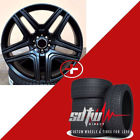 205130benz525mb Aftermarket Oe Style Satin Black Wheels Tires Fits 767408744454