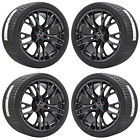 20986491 Chevrolet Corvette Black Chrome Wheels Rims Tires Factory Oem