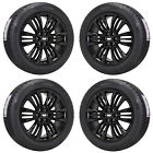 22996322 Cadillac Black Wheels Rims Tires Factory Oem Set