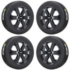 23344798 Chevrolet Traverse Black Chrome Wheels Rims Tires Factory Oem