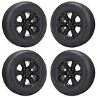 23377013 Gmc Sierra Truck Black Wheels Rims Tires Factory Oem Set