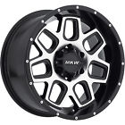 35x12.5x18 Mkw Offroad 18x9 Machined Black M92 6x5.5 10 Rims Open Country Mt Tires