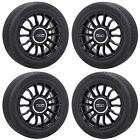4726120aa Fiat Black Wheels Rims Tires Factory Oem Set