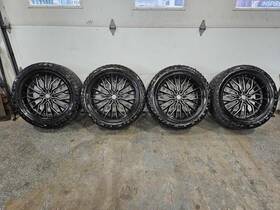 560-05907 Velocity Wheels 22 Inch Vw33-b Mw 22x9.5 Nitto Ridge Grappler 33x12.5r22 12/32
