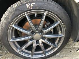 560.ac1i14 Liquid Metal Raven 17x7.5 Gunmetal Alloy Wheels Tires 5x114.3 873834