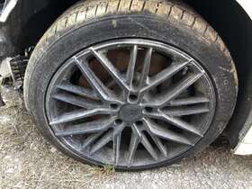 560.bm1v10 Drag Dr-77 Aftermarket 19x8.5 9.5 Flat Black Alloy 5x120mm Bp Wheels Tires