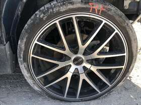 560.ch9114 Touren Tr60 20 Inch X8.5 Black/machined Finish Set 4 Wheels Tires
