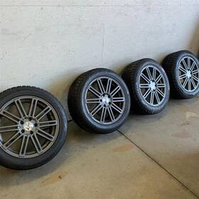 560.fd1i18 Aluminum 18x8 Wheel 235/55 R18 Bridgestone Tire Set For 2018 Mustang 2149095