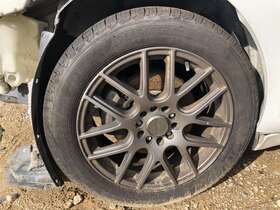 560.gm1h10 Vision 426 Cross 17x7.5 Alloy Wheels Tires Gunmetal 5x110 Bolt Pattern