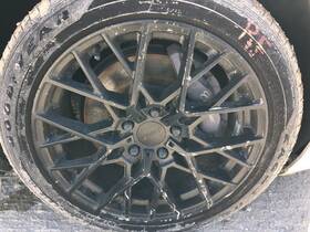 560.gm6n18 Tsw Wheels Sebring 19x8.5 Matte Black Alloy Wheel And Tires 5x120 Bp