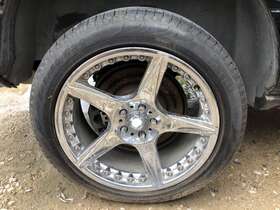 560.rv1303 Set Of 4 Kmc Zodiac 20x8.5 Inch Wheels And Tires 5x120mm Bolt Pattern