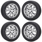 5sn87trmaa Jeep Cherokee Pvd Chrome Wheels Rims Tires Factory Oem Set