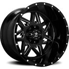 71r Rbp Fury Offroad Black Milled Avenger Wheels Tires