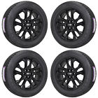 84181227 Chevrolet Traverse Black Wheels Rims Tires Factory Oem Set