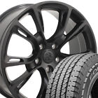 9471738 Oe Wheels Matte Black Grand Cherokee Setof Rims 818104027232