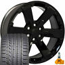 9510105 Oe Wheels Fit Gmc Chevy Black Rally Style Rims Tires
