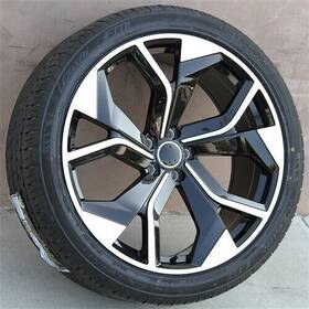 Oeau56732295511230gbmf-tires3 Aftermarket Products Set 4 22 22x9.5 5x112 Et26 Wheels And Tires Pkg Audi Sq5 Q7 Q8 Vw Atlas
