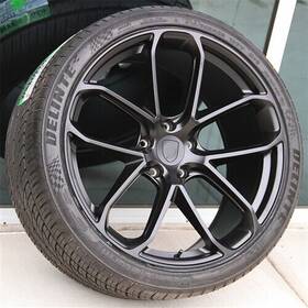 Aftermarket Products Pp5652295513045sb-t21 Set 4 22x9.5/22x11 5x130 Wheels/tires Pkg Porsche Cayenne Touareg Turbo
