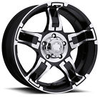 194-7885b Amp Black Drifter Terrain Pro Rims Tires