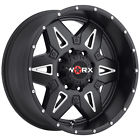 807-2987bm Amp Black Ledge Lug Terrain Gripper Rims