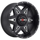 807-2950bm Amp Black Ledge Terrain Pro Rims Tires