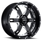 565dm-20965 Amp Black Repr Lug Terrain Pro Rims Tires