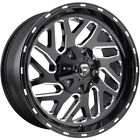 D58120008247 Amp Black Triton Terrain Gripper Rims Tires