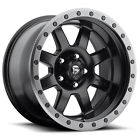 D55117857345 Amp Black Trophy Mud Terrain Attack Rims Tir
