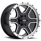 165mb-6887 Atturo Black Navigator Trail Blade Mt Rims Tires