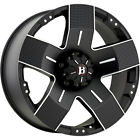 Ballistic Black Hyjak Rims Trail Blade Mt Tires