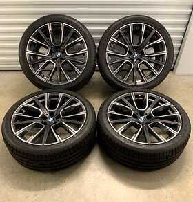 Bmw 8090096 8090097 2022 20 Inch 817m 7 Series Wheels Factory Falken Tires M760i 750i Genuine Oem
