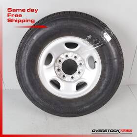 Bridgestone Lt24575r16 Lt245/75r16 V-steel Rib 120/116s And 16 Inch / 8x6.5 White Steel Rim