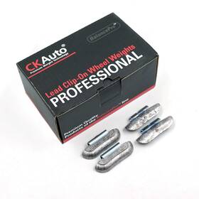 Ckauto Cksafecpww001125 1.25oz P125 Lead Clip On Wheel Weights Uncoated Silver