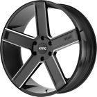 Custom Black Milled Wheel Kmc Rims Atturo Trail Blade