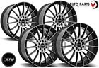 D15-18808h4073blk Drw Tuners Offset Hub All Gloss Black Wheels Rims