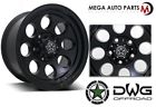 Dw12-179083102b Dwg New Smoke Offset Hub Matte Black Wheels Rims