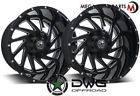 Dw13-209000000bm Dwg Crusher Blank Offset Hub Black Milled Wheels Rims