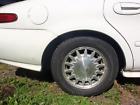 F6dz1007ea F6dc1007ea F6dcea Mercury Sable Wheel Aluminum Machined Silver Gray Background Cap