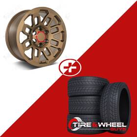Factory Style Wheels F089178077 0 17 Inch Matte Bronze With Tires Fits Toyota Tacoma 4runner Fj Cruiser