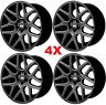 Fondmetal Black Milled Wheels Rims Staggered Offset Mesh Rohana Mrr