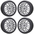 Gd9z1007b Lincoln Continental Pvd Chrome Wheels Rims Tires Factory Oem