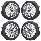 Gd9z1007g Lincoln Continental Pvd Chrome Wheels Rims Tires Factory Oem Set