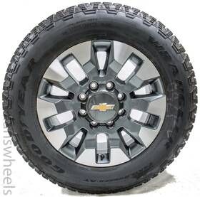 84570987 Gm 4 New 20 Inch Chevy Silverado 2500 3500 Grey Machined 8 Lug Wheels Rims 5960