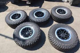 Jeep/plymouth Truck 560.ch9322 Defiant Df01 Set Of 5 Wheels With Bfgoodrich Tires 17x8 - 35x12.50r17