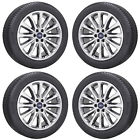 Jl341007ea Ford Truck Pvd Chrome Wheels Rims Tires Factory Oem Set Jl341007ea Ford Truck Pvd Chrome Wheels Rims Tires Factory Oem Set