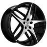 Lexanilx087-1 Lexani Staggered Wheels And Tires Bavaria Black Machined