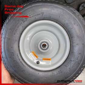 4.80oem8 Lrb 2 New 4.80-8 Trailer Tires 4 Ply And 8 Inch Gray Steel Wheels