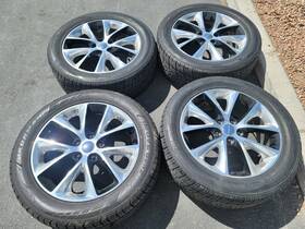 Mopar 1xc17trmaa 4 20 Inch Oem Factory Wheels Rims Dodge Durango 2014-2018 Black Polished Tires