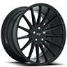 Nichenc088-2 Niche Staggered Form Black Wheels And Tires