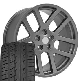 9508515 Oe Wheels 2223 Gunmetal 22x10 Rims And 285/45 Tires Set Fit Dodge Ram 1500 Srt10 9508515 Oe Wheels 2223 Gunmetal 22x10 Rims And 285/45 Tires Set Fit Dodge Ram 1500 Srt10